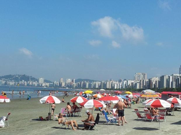 Апартаменты Linda Cidade De Santos 505 Экстерьер фото